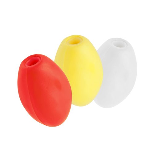 JEZERO Deep Water Fishing Floats: Great for Trail Markers, Dock Floats, Swim Buoy, Kayak Anchor Kit, Pool Buoy, Crabbing & Boats | Mult-Color Combo, 6" x 3", 3-Pack