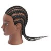 TIANYOUHAIR Mannequin Head with Human Hair with Stand for Hairdresser Practice Cosmetology Manikin Doll Training Head Braiding Styling Coloring Cutting Updos Display