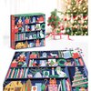Galison Deck The Shelves – 1000 Piece Puzzle Fun and Challenging Activity with Bright and Bold Artwork of A Christmas Holiday Shelf for Adults and Families
