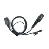 ProMaxPower Interchangeable earpiece Quick Release Female Adapter with Lapel mic PTT for Hytera PD700 PT500H H3