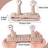 Face Wash Headband, Palm and Snail Spa Hair Bands Makeup Headbands Women Cartoon Cute Coral Fleece Elastic Headband Creative Hair Accessories for Washing Face Shower Sports Beauty Skincare (Khaki)
