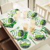 96 Pcs Garbage Truck Birthday Party Plates and Napkins Party Supplies Trash Trucks Party Tableware Set Waste Management Recycling Party Decorations Favors for Birthday Baby Shower for 24 Guests