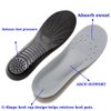 Shoe Insoles, Memory Foam Insoles, Providing Excellent Shock Absorption and Cushioning for Feet Relief, Comfortable Insoles for Men and Women for Everyday Use, S [US : 4.5-6.5] Black