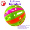Bonka Bird Toys 3904 4.50" Carnival Ball Parrot Toy, Macaws, Amazons, African Greys, and Similar Sized Birds