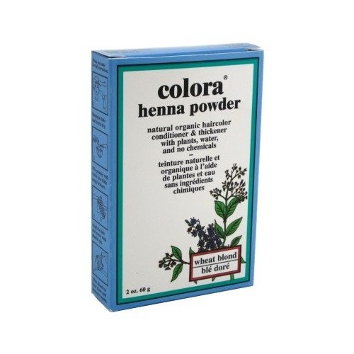 Colora Henna Powder Hair Color Wheat Blonde 2 Ounce (Pack of 2)