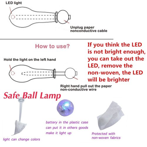 20 LED Light Up Balloons 12 inch Neon Balloons Mixed Colors Flashing Lasts 24 Hours Glow in the dark for Birthday Glow Party Favors Supplies Wedding Halloween Christmas Decorations