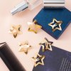 Isslly 32PCS Cute Star Hair Clips for Women, Gold Metal Star Hair Snap Barrettes, Non Slip Hair Accessories for Women, Girls for Daily Use, Parties