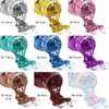 MAEPEOR Chunky Face Body Glitter Gel 19 Colors Mermaid Sequins Holographic Body Glitter Gel Long-Lasting Festival Makeup Glitter Paint for Face Body Hair Nails (30g, #008 Red)