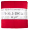 50x60 Throw Blankets, Ultra Soft Hypoallergenic Fleece Throw Blanket for Livingroom, Couch, Chair, Bed