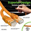 GearIT Cat 6 Ethernet Cable 0.5 ft 6-Inch (24-Pack) - Cat6 Patch Cable, Cat 6 Patch Cable, Cat6 Cable, Cat 6 Cable, Cat6 Ethernet Cable, Network Cable, Internet Cable - Orange 0.5 Foot