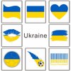 Meme Series Womaha 40 Sheets Ukraine Flag Temporary Tattoos for Kids Football Temporary Face Tattoos