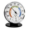 La Crosse Technology 45.2033 Tablestand Thermo-Hygrometer, Silver