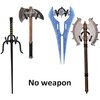 Flexible Adjustable Sword, Wall Hook Sword Hanger Display Universal Sword Holder Wall Mount for Sword,Dagger,Axe,Keyblade, etc - No Sword - Vertical/Horizontal Display - Sturdy Enough - 2 Pack