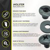 Holsterbuilder Premium Chicago Screws Kit - 1/8, 1/4, 3/8, 1/2 Inch Thru-Hole Machine Screw Fasteners with Rubber Washers for Kydex and Leather Holster Sheath Crafting