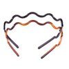 Plastic Tooth Hair Comb Headband Hard Headbands Ribbon Hairband Women Men Hair Accessory (style02)