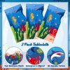 BeYumi 3Pcs Under The Sea Party Tablecloths Ocean Waves Disposable Plastic Waterproof Rectangular Blue Table Covers Ocean Animal Underwater Beach Pool Birthday Party Decorations Baby Shower Supplies
