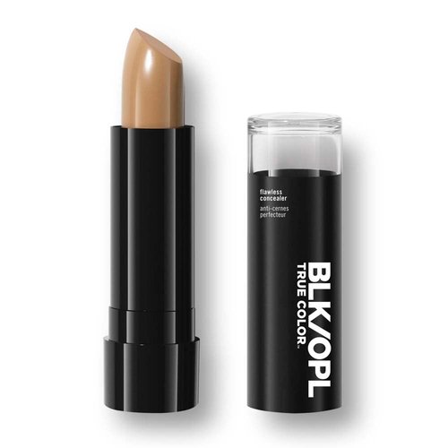 BLK/OPL Flawless Perfecting Concealer, Long-Lasting Face Concealer Stick with Buildable Coverage for Dark Spots, Blemishes & Scars - Creamy Color Corrector Makeup with Matte Finish (Toast)