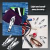 12 Pcs Slanted Edge Nail Clippers Metal Side Cuticle Clippers for Nails Cutting Curved Nail Edge Trimmer Cutter Angled Travel Pedicure Manicure Tool