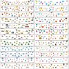 Ooopsiun Cartoon Freckle Temporary Tattoos for Kids - 24 Sheets Face Tattoos Stickers for Girls Boys Makeup Costume Birthday Party Favors