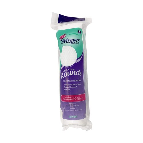 Swisspers Swiss Beauty, Cotton Pads, 80 Count