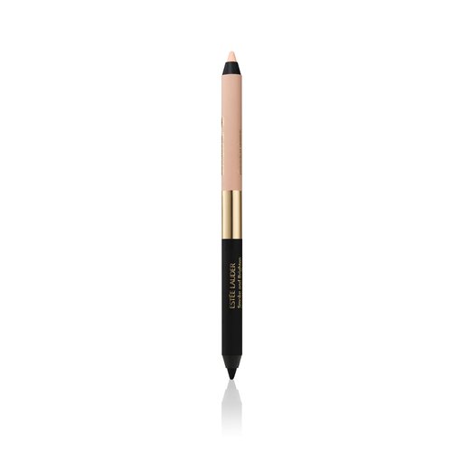 Estée Lauder Smoke and Brighten Long-Lasting Waterproof Eyeliner Duo, 0.03 Ounce, Noir/Cream