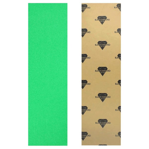 Black Diamond Longboard Skateboard Grip Tape Sheet 10" x 48" Green