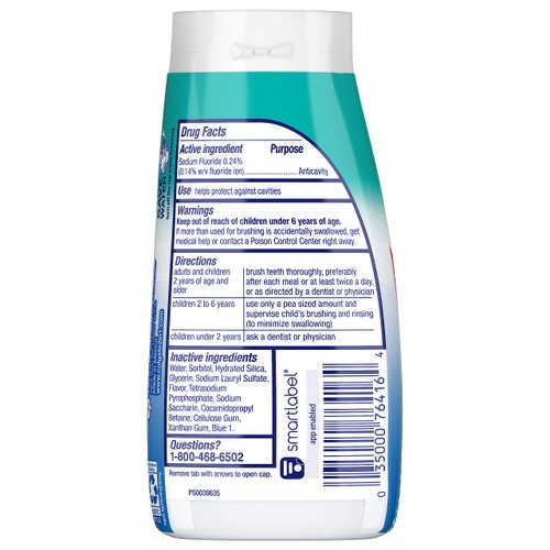 Colgate 2-in-1 Whitening Toothpaste Gel and Mouthwash, Icy Blast, 4.6 Ounce