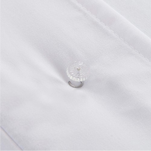 FRESH IDEAS Dust Ruffle, Spiral Push Pins to Keep Skirt in Place Bedding Accessories, Set of 12, White