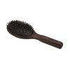 Ibiza Hair Professional Oval Detangling Boar Hair Brush (CX4), 100% Boar Bristles for Smoothing & Shine, Made with Carbonized Wood, For All Hair Lengths, Use Before or After a Blow Out, Heat Resistant