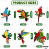 KatchOn, Tropical Birds Honeycomb Cutouts - Big, Pack of 6 | Jungle Theme Decorations, Luau Party Decorations | Tropical Party Decorations, Hawaiian Party Decorations | Rainforest Decor, Tiki Party