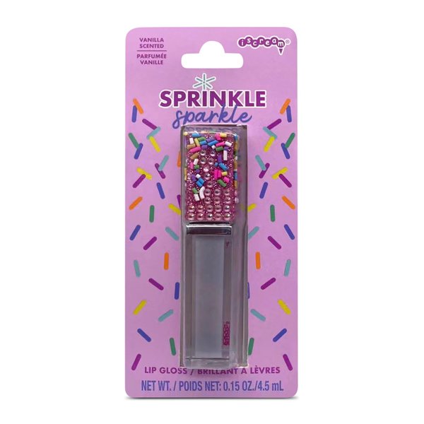 iscream Sprinkle Sparkle Vanilla Scented Wand Applicator Lip Gloss