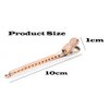 Drayas 12Pcs/set 3.7 Inches Metal Hair Clips for Styling and Sectioning,Dividing Duck Bill Clips with Prevent slippery Holes, Professional Salon Hair Clips for Women and Girls (Rose Gold)