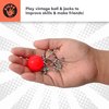 Kicko Metal Jacks Game Set - 12 Packs of Jacks Game for Kids with Metallic Jacks and Ball - Retro Kids Toys for Indoor/Outdoor Play - Fun Metal Jacks and Ball Set for Parties and Favors