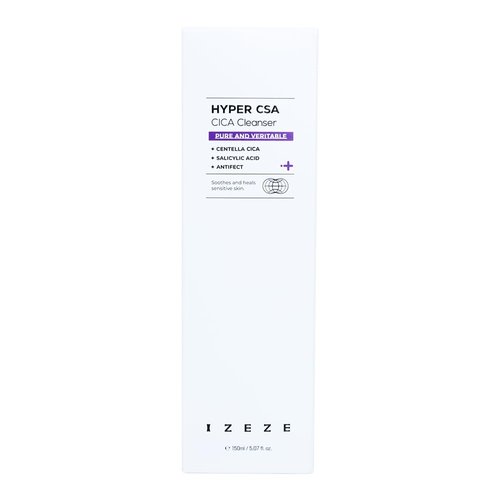 I·zézé IZEZE Hyper CSA Cica Cleanser 150ml - Centella Cica Facial Deep Rich Foam Cleanser for Sensitive and Acne-prone Skin, for All Skin Types
