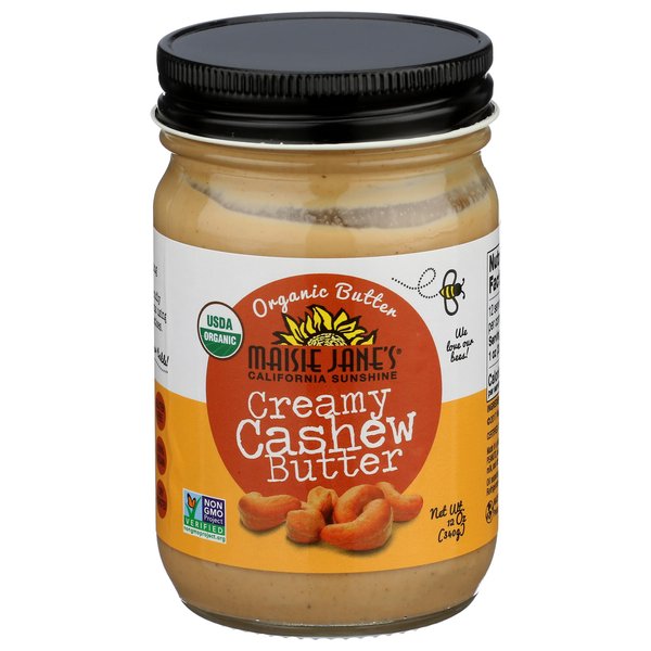 Maisie Jane's Organic Cashew Butter, 12 Oz