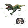 Remote Control Dinosaur Toys for Kids 3-5, 5-7, 8-12, 10-12, Electronic RC T Rex Dino Robot Toy for Boys, Top Christmas & Birthday Gifts for 6 7 8 9 10 11 & 12 Year Old Boys (Color: Green)