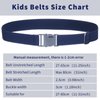Kajeer 2PCS Children Boys Zinc Alloy Belts - Easy Clasp Adjustable Buckle Belt for Toddlers Boys Girls (Navy Blue/Black)