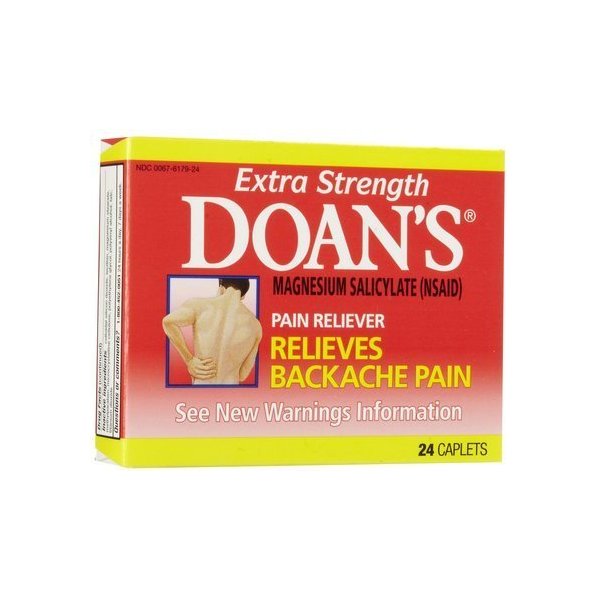 Doans Extra Strength Pain Reliever for Back Pain-24 ct. (Quantity of 5)