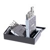 Accusize Industrial Tools 18 Pc Hss Tap and Drill Set, Metric, 0001-0052