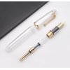 JINHAO 9019 Fountain Pen Dadao Series with High-capacity Ink Converter (Transparent, Fine Nib 0.5mm)
