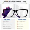 AIMISUV Reading Glasses for Women Men - 5 Pack Blue Light Blocking UV Filter Computer Readers,Anti Eyestrain Eyeglasses (MIX, 1.5)
