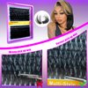 DAODER Lash Extension Fluffy 10-20MM Thick Long Lash Clusters 60D+80D Pestañas Pelo a Pelo Wispy Eyelash Extension Clusters D Curl Individual Lashes Pack 280pcs(60D+80D Thick Lash Clusters 10-20MM)