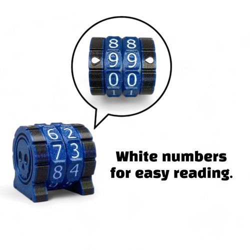 Life Counter - Game Counter - HP Tracker for TCG, CCG, TTRPG, Board Games, Card Games... (2 Gray Rings+White Numbers)