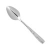 Fortessa Lucca Faceted 18/10 Stainless Steel Flatware Serving Spoon, 9-Inch