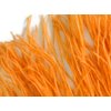 6 Inch Strip - Orange Ostrich Fringe Trim Feather Craft Sample DIY Millinery Supply | Moonlight Feather