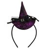 TMMEQ Halloween Headbands-Witch Hat Headband Spider Web Bow Headbands-Halloween witch Headband Design for Hair Decoration, 1 size