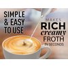 Zulay Powerful Milk Frother for Coffee with Upgraded Titanium Motor - Handheld Frother Electric Whisk, Milk Foamer, Mini Mixer & Coffee Blender Frother for Frappe, Latte, Matcha, No Stand - Silver