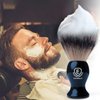 Luxury Shaving Brushes For Men by Echolly-Super Strong NO Shedding Bristle Shave Brushes for Men-Smooth Acrylic Handle Legacy Shave Brush-Rich and Fast Lather Shaving Cream Brush Gifts for Fathers Day