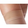 JOBST Relief 20-30 mmHg Compression Socks, Thigh High with Silicone Band, Beige, Small