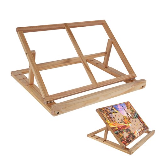 Puzzle Board Stand, Puzzle Board Stand for Tely,Puzzle Holder Board Portable, Puzzle Holder Board Can Stand, High Tilt Angles with 3 Adjustable High and Low Tilt Angle18.89x 13.38(Only Stand)